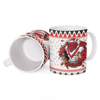 Illawarra Dragons Fire Personalised Ceramic Mug Christmas Rugby League Spirit - Aussie Hoodie