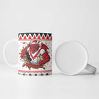 Illawarra Dragons Fire Personalised Ceramic Mug Christmas Rugby League Spirit - Aussie Hoodie