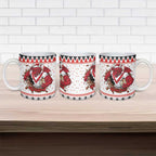 Illawarra Dragons Fire Personalised Ceramic Mug Christmas Rugby League Spirit - Aussie Hoodie