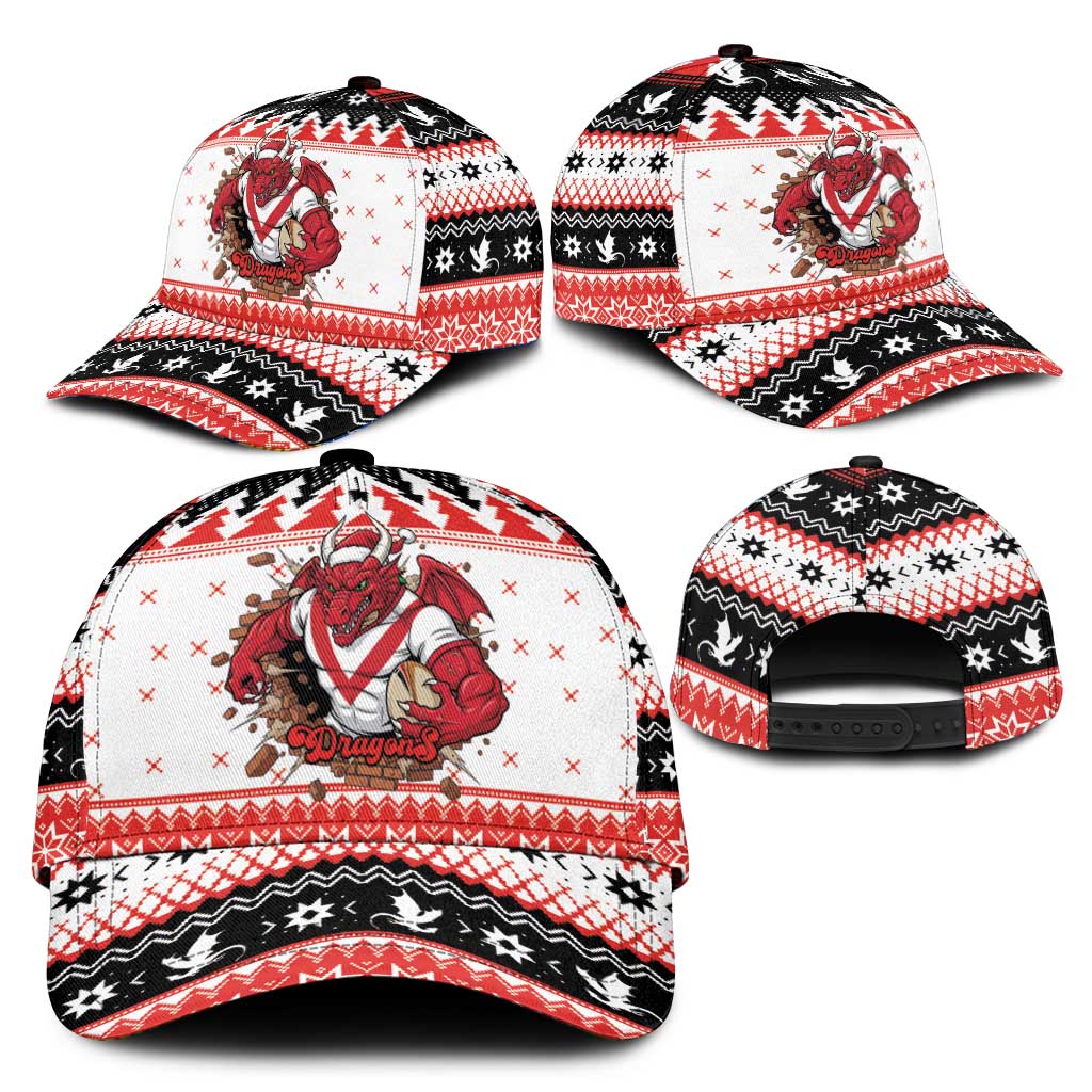 Illawarra Dragons Fire Classic Cap Christmas Rugby League Spirit - Aussie Hoodie