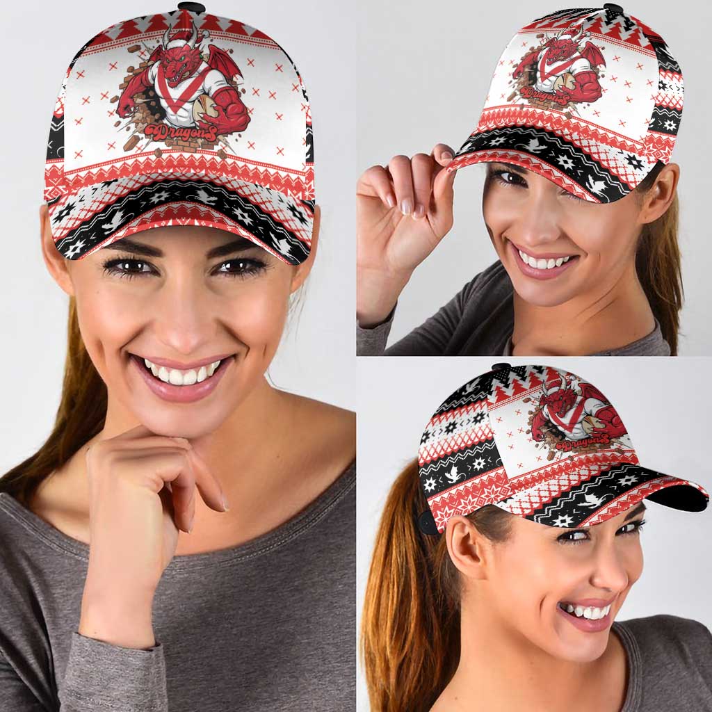 Illawarra Dragons Fire Classic Cap Christmas Rugby League Spirit - Aussie Hoodie