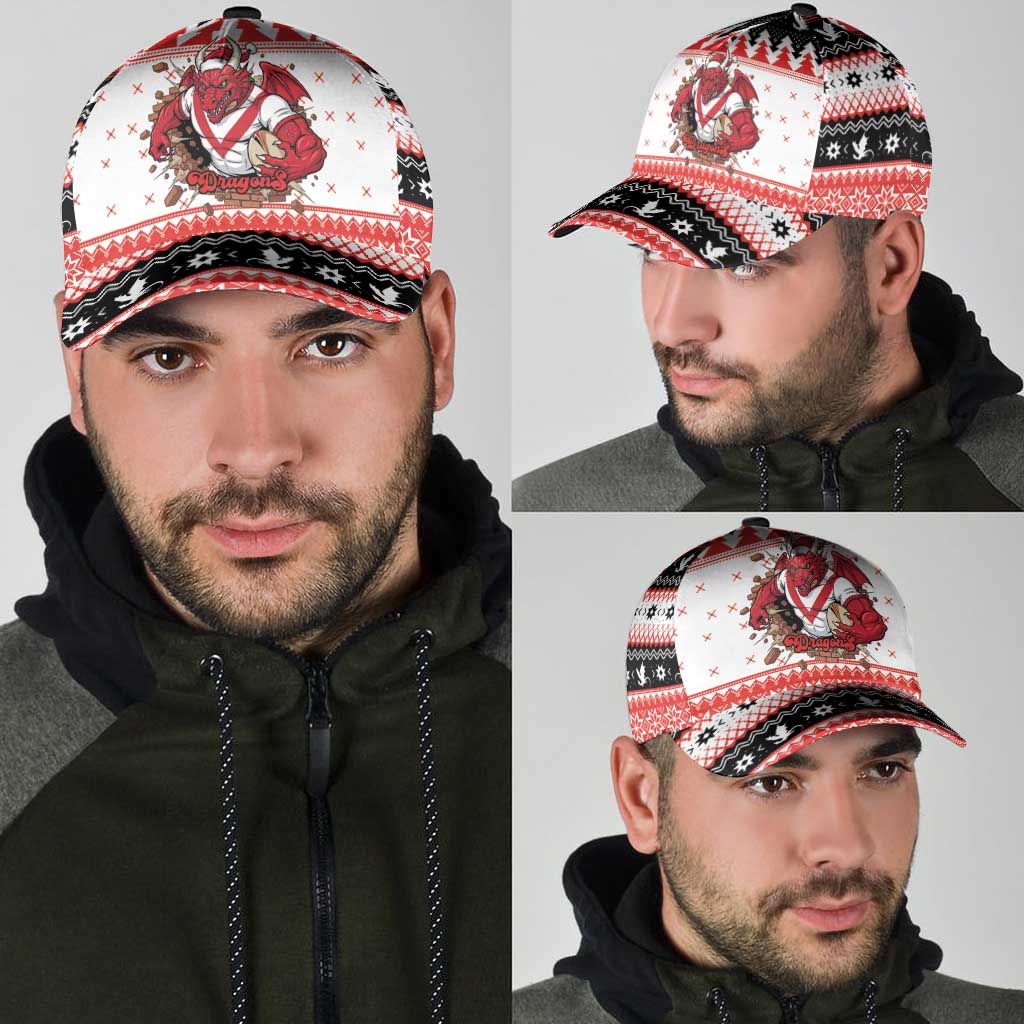 Illawarra Dragons Fire Classic Cap Christmas Rugby League Spirit - Aussie Hoodie