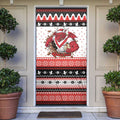 Illawarra Dragons Fire Personalised Door Cover Christmas Rugby League Spirit - Aussie Hoodie