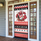 Illawarra Dragons Fire Personalised Door Cover Christmas Rugby League Spirit - Aussie Hoodie