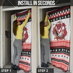 Illawarra Dragons Fire Personalised Door Cover Christmas Rugby League Spirit - Aussie Hoodie