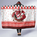 Illawarra Dragons Fire Personalised Hooded Blanket Christmas Rugby League Spirit - Aussie Hoodie
