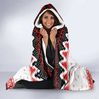 Illawarra Dragons Fire Personalised Hooded Blanket Christmas Rugby League Spirit - Aussie Hoodie