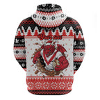 Illawarra Dragons Fire Personalised Hoodie Christmas Rugby League Spirit - Aussie Hoodie