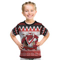 Illawarra Dragons Fire Personalised Kid T Shirt Christmas Rugby League Spirit - Aussie Hoodie