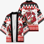 Illawarra Dragons Fire Personalised Kimono Christmas Rugby League Spirit - Aussie Hoodie