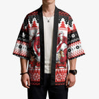 Illawarra Dragons Fire Personalised Kimono Christmas Rugby League Spirit - Aussie Hoodie