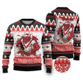 Illawarra Dragons Fire Personalised Ugly Christmas Sweater Christmas Rugby League Spirit - Aussie Hoodie
