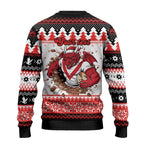Illawarra Dragons Fire Personalised Ugly Christmas Sweater Christmas Rugby League Spirit - Aussie Hoodie