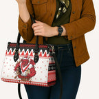 Illawarra Dragons Fire Personalised Leather Bag Christmas Rugby League Spirit - Aussie Hoodie