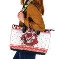 Illawarra Dragons Fire Personalised Leather Tote Bag Christmas Rugby League Spirit - Aussie Hoodie