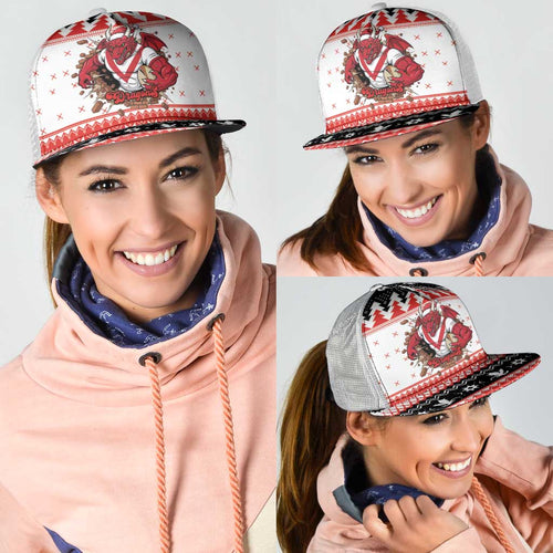 Illawarra Dragons Fire Mesh Trucker Cap Christmas Rugby League Spirit - Aussie Hoodie