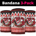 Illawarra Dragons Fire Personalised Neck Gaiter Christmas Rugby League Spirit - Aussie Hoodie