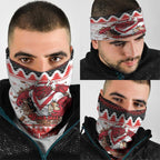 Illawarra Dragons Fire Personalised Neck Gaiter Christmas Rugby League Spirit - Aussie Hoodie