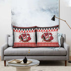 Illawarra Dragons Fire Personalised Pillow Cover Christmas Rugby League Spirit - Aussie Hoodie