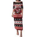 Illawarra Dragons Fire Personalised Puletasi Christmas Rugby League Spirit - Aussie Hoodie