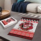 Illawarra Dragons Fire Personalised Puzzle Christmas Rugby League Spirit - Aussie Hoodie