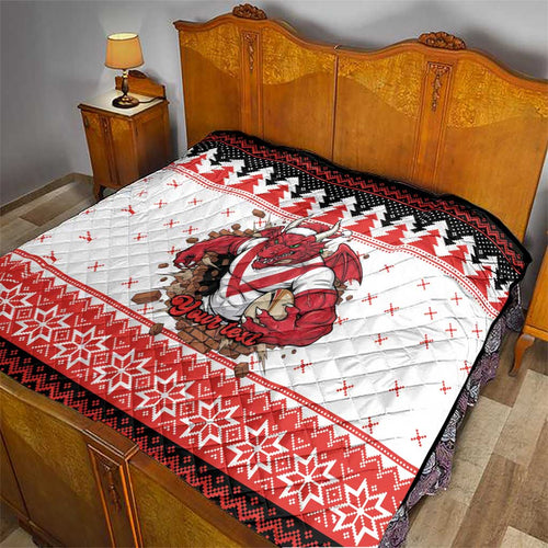 Illawarra Dragons Fire Personalised Quilt Christmas Rugby League Spirit - Aussie Hoodie