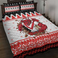 Illawarra Dragons Fire Personalised Quilt Bed Set Christmas Rugby League Spirit - Aussie Hoodie