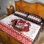 Illawarra Dragons Fire Personalised Quilt Bed Set Christmas Rugby League Spirit - Aussie Hoodie
