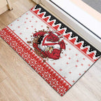 Illawarra Dragons Fire Personalised Rubber Doormat Christmas Rugby League Spirit - Aussie Hoodie