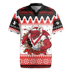 Illawarra Dragons Fire Personalised Rugby Jersey Christmas Rugby League Spirit - Aussie Hoodie