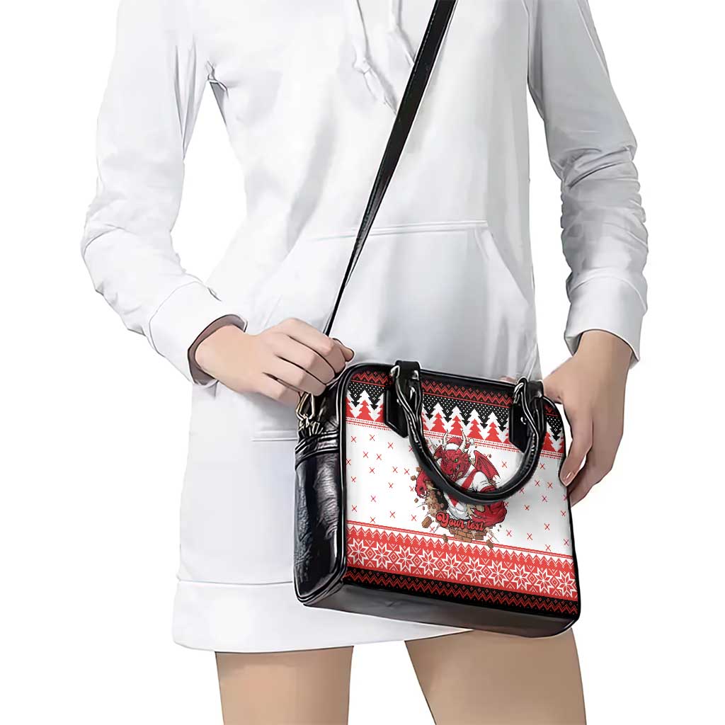 Illawarra Dragons Fire Personalised Shoulder Handbag Christmas Rugby League Spirit - Aussie Hoodie