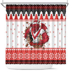 Illawarra Dragons Fire Personalised Shower Curtain Christmas Rugby League Spirit - Aussie Hoodie