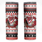 Illawarra Dragons Fire Personalised Skinny Tumbler Christmas Rugby League Spirit - Aussie Hoodie