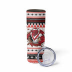 Illawarra Dragons Fire Personalised Skinny Tumbler Christmas Rugby League Spirit - Aussie Hoodie