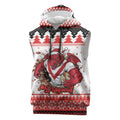 Illawarra Dragons Fire Personalised Sleeveless Hoodie Christmas Rugby League Spirit - Aussie Hoodie