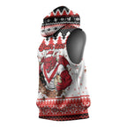 Illawarra Dragons Fire Personalised Sleeveless Hoodie Christmas Rugby League Spirit - Aussie Hoodie