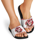 Illawarra Dragons Fire Personalised Slide Sandals Christmas Rugby League Spirit - Aussie Hoodie