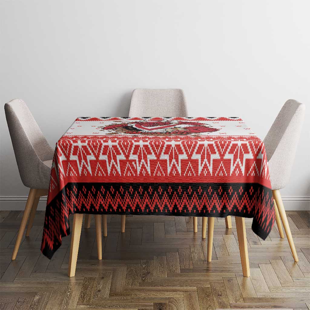 Illawarra Dragons Fire Personalised Tablecloth Christmas Rugby League Spirit - Aussie Hoodie