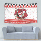 Illawarra Dragons Fire Personalised Tapestry Christmas Rugby League Spirit - Aussie Hoodie