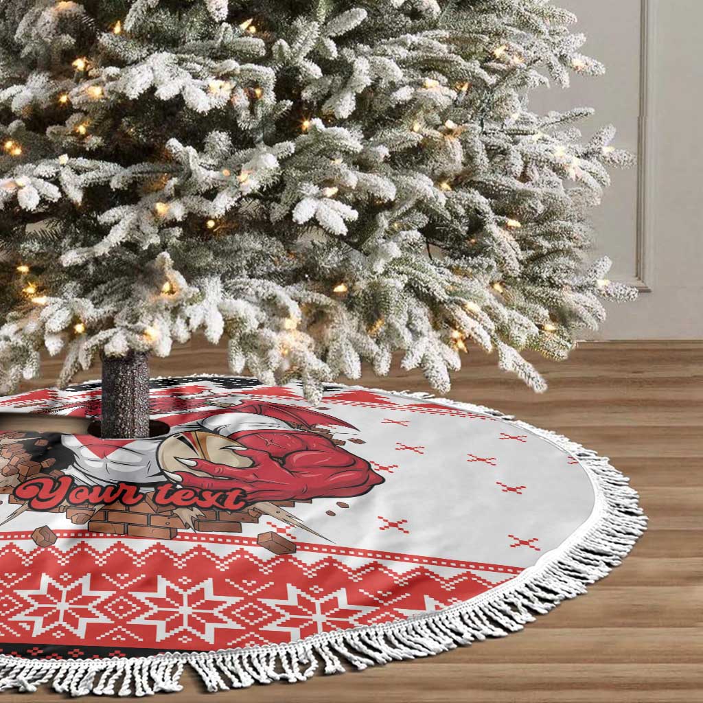 Illawarra Dragons Fire Personalised Tree Skirt Christmas Rugby League Spirit - Aussie Hoodie