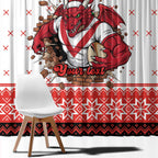 Illawarra Dragons Fire Personalised Window Curtain Christmas Rugby League Spirit - Aussie Hoodie