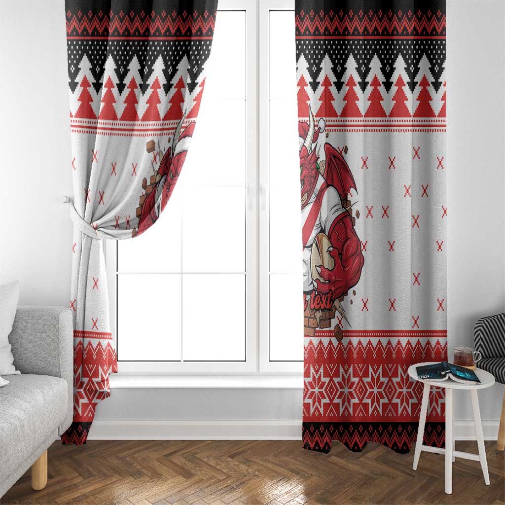 Illawarra Dragons Fire Personalised Window Curtain Christmas Rugby League Spirit - Aussie Hoodie