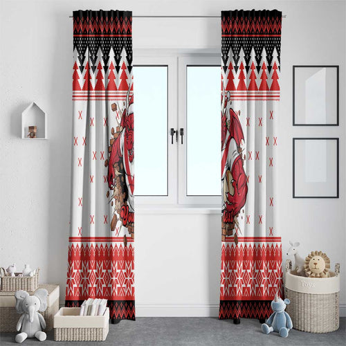 Illawarra Dragons Fire Personalised Window Curtain Christmas Rugby League Spirit - Aussie Hoodie