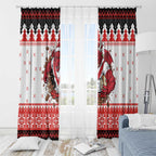 Illawarra Dragons Fire Personalised Window Curtain Christmas Rugby League Spirit - Aussie Hoodie