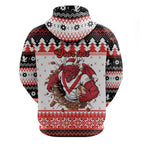 Illawarra Dragons Fire Personalised Zip Hoodie Christmas Rugby League Spirit - Aussie Hoodie