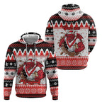 Illawarra Dragons Fire Personalised Zip Hoodie Christmas Rugby League Spirit - Aussie Hoodie