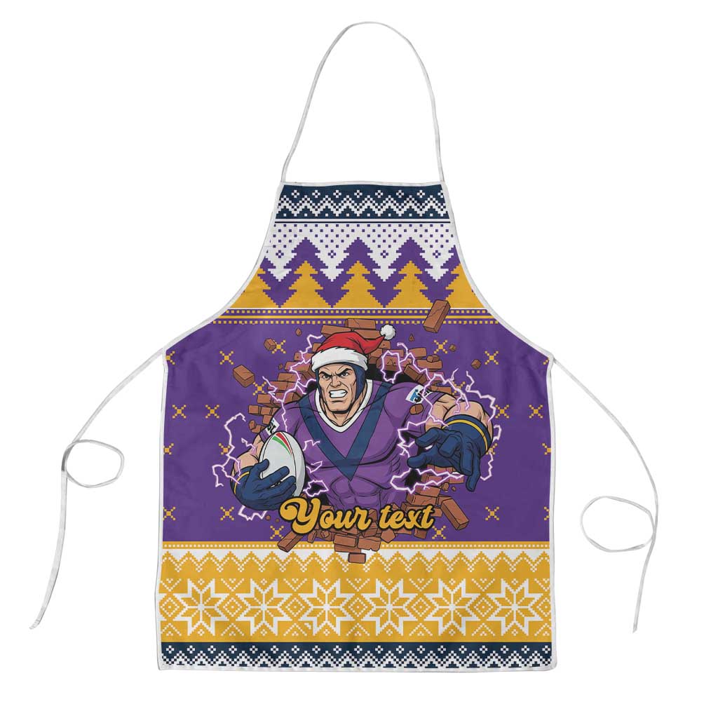 Melbourne Thunderbolt Santa Personalised Apron Christmas Rugby League Spirit - Aussie Hoodie