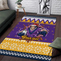 Melbourne Thunderbolt Santa Personalised Area Rug Christmas Rugby League Spirit - Aussie Hoodie