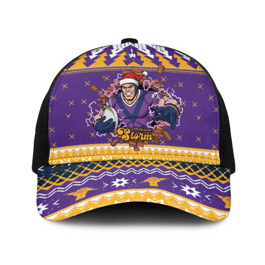 Melbourne Thunderbolt Santa Baseball Net Cap Christmas Rugby League Spirit - Aussie Hoodie