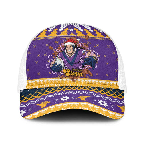 Melbourne Thunderbolt Santa Baseball Net Cap Christmas Rugby League Spirit - Aussie Hoodie